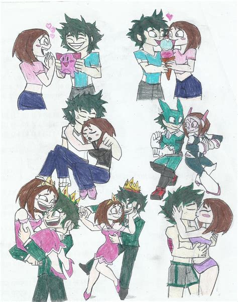 BNHA Izuku x Ochako love ship by yogelis on DeviantArt