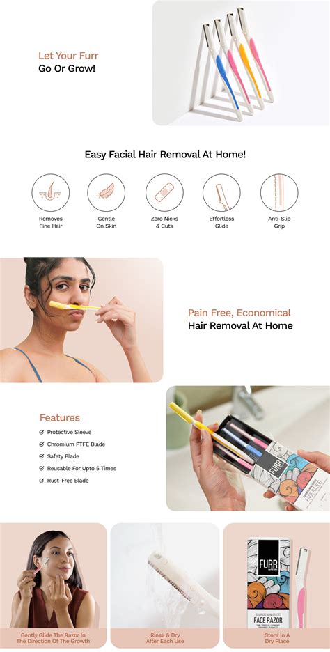 Advanced Nano Coated Face Razor For Women (4N)