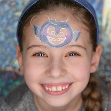 Trolls Face Paint 的图像结果