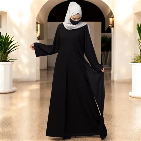 Abaya With Extra Panels To Style Differently – Bashariya By Arfeenz ...