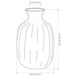 TONSÄTTA vase, blue, 21 cm (8 ¼") - IKEA