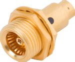 BMA Male Bulkhead Connector for .085 Cable 1708-6003 | SV Microwave