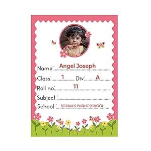 SIGN EVER 25 PCs Personalised Name Slip for Kids Notebook School | Name ...