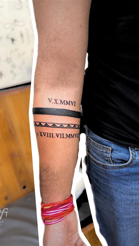 1996 Roman Numerals Tattoo