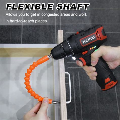 PULITUO Cordless Drill/Driver Kit, Power drill Set India | Ubuy