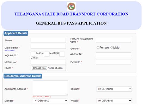 tgsrtcpass.com Tsrtc Student Bus Pass Apply Online [Renewal]