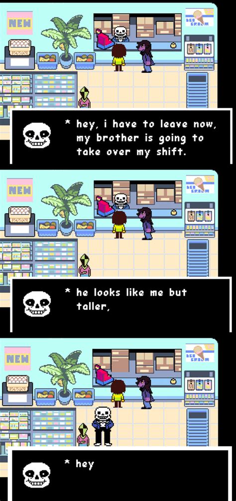 What instead of papyrus we see tall sans : r/Deltarune