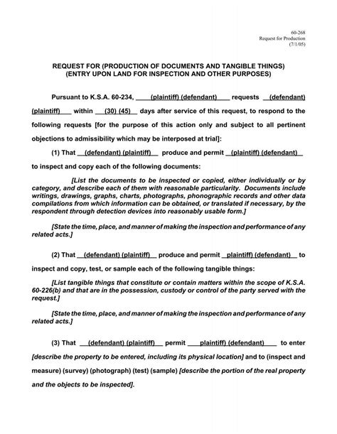 Image result for Potential Document Request Example