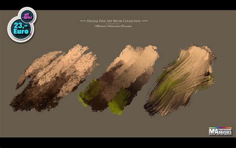 Concept Art and Photoshop Brushes - MA-Brush Pack 416 Oil & Acrylic ...
