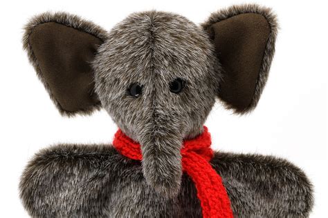 Buy Handmade Collectable Elephant Hand Puppet reg Online in India - Etsy