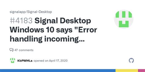 Image result for Signal Desktop Windows