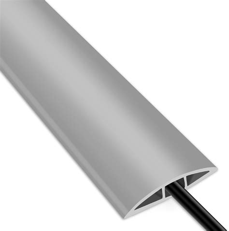 Floor Cable Cover, 2M PVC Floor Cable Protector, Grey Wire Covers for ...