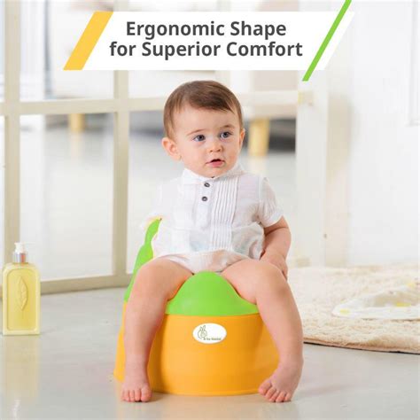 Best Kids Potty Training Seat Green Yellow Safe - R for Rabbit