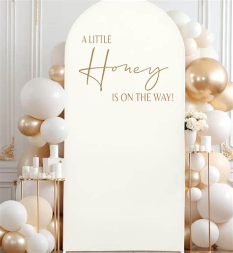 A Little Honey is on the Way Banner, Baby Shower Htv or Sticker Sign ...