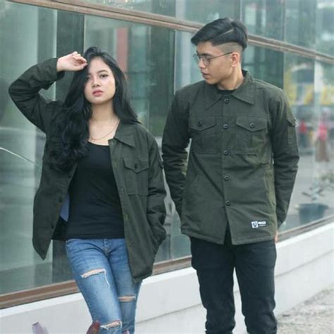 Jual Jaket couple Hijau bahan tebal kece - Hijau, M - Kota Bandung ...