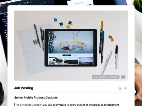 Job Posting Template | Free Craft Templates