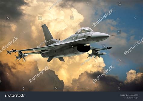F-16 Fighting Falcon Fighter Jet Model Stock Photo 2460648719 | Shutterstock - speed of f-16 fighter jet