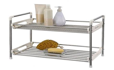 Lifestyle-You Stainless Steel Imported 2 Tier Multi Utility Rack ...