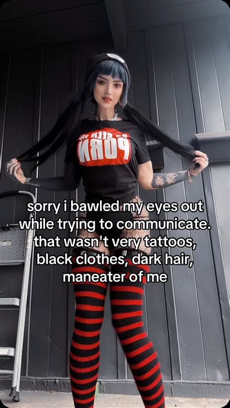 Emma May Byte | What can I say I’m a giver💁‍♀️ . . #explore #gothic #relatablereels #alternative ...