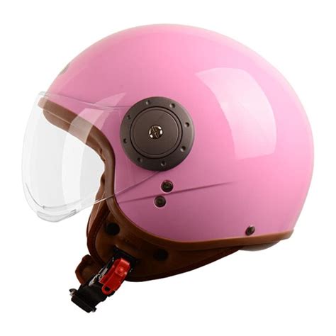 Buy BYBYGXQ Adult Motorcycle 3/4 Half Helmet German Style Cruiser ...