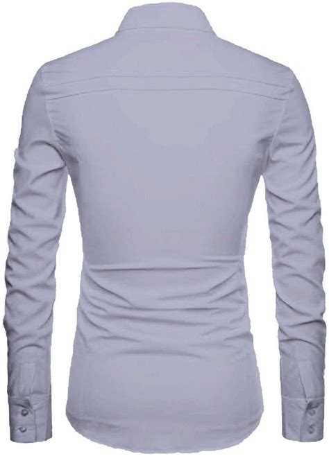 Men Regular Fit Solid Casual Shirt (Grey) – Zabolo