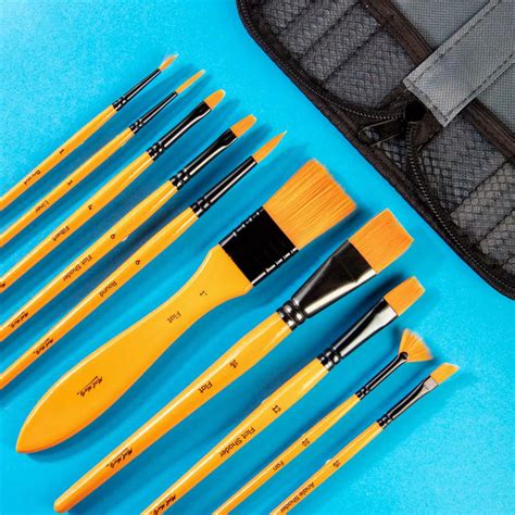 Mont Marte - Acrylic Brush Signature Set Of 11 — Mango