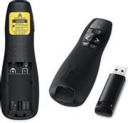 Logitech Spotlight 2.4 GHz and Bluetooth, USB-Receiver, Laser Pointer ...