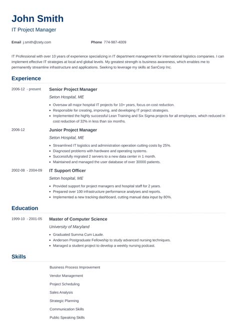 Image result for Resume Example through HTML