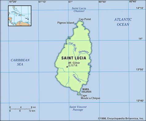 Saint Lucia | History, Geography, Map, & Population | Britannica