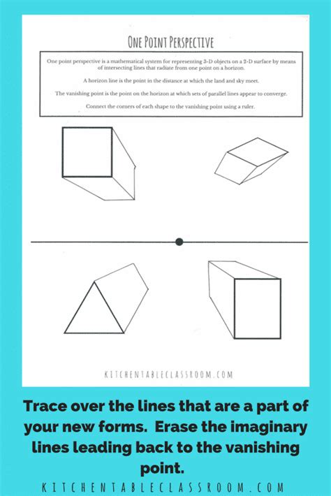 Image result for One Point Perspective Drawing Worksheet