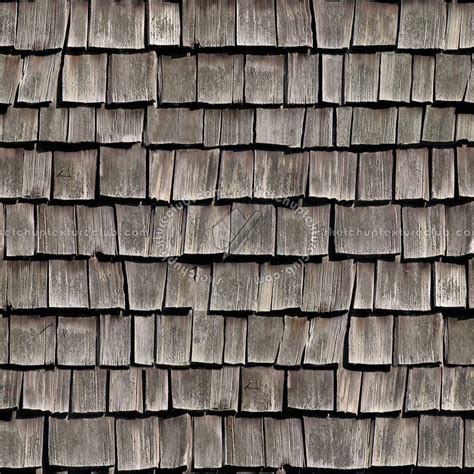 Seamless Wood Roof Texture