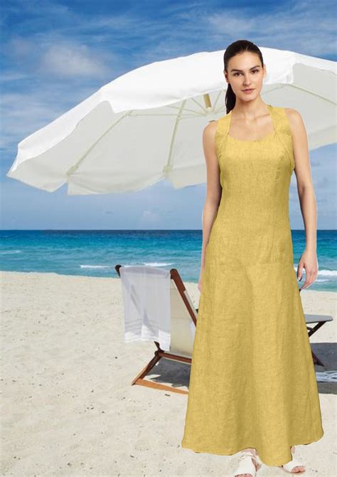 linen summer dress, long summer dress, beach dress, long beach dress ...