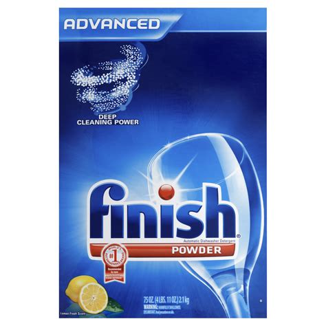 Finish Dishwasher Detergent Powder, Fresh Scent, 75oz - Walmart.com