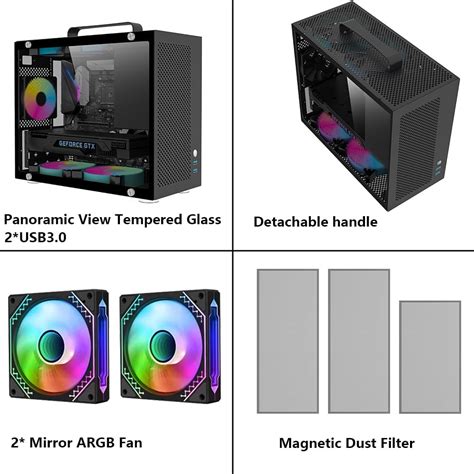JOYJOM Micro ATX Case, MATX PC Case for ITX MATX India | Ubuy