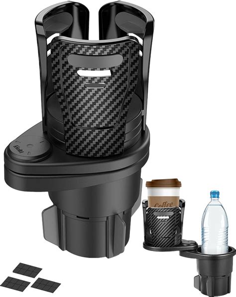 Amazon.com: Drink Holder, Car Multi-Cup Holder, 2 in 1, Insert, Accessory Box, Car, Cup Holder ...