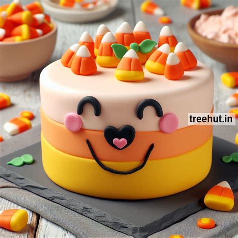 Candy Corn Cake Ideas and Fall Cake Decoration Ideas and Techniques