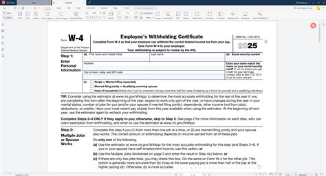 What are the Differences between W-2 vs. W-4 & How to Fill Them? | PDF ...