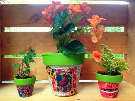 Image result for Homemade Flower Pots