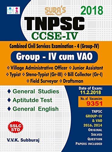 Routemybook - Buy Sura TNPSC Group IV(4) & VAO Combined Civil Services ...