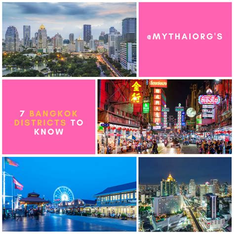 7 Bangkok districts you should know [infographic] - My-Thai.org