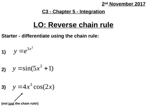 Image result for Chain Integration Rule