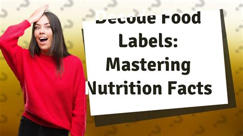 Image result for Tutorial Video for Nutritional Information