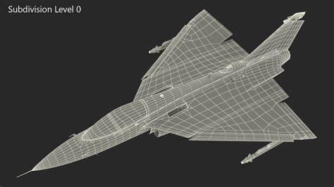 3D model HAL Tejas Multirole Light Fighter Rigged | 3D Molier International