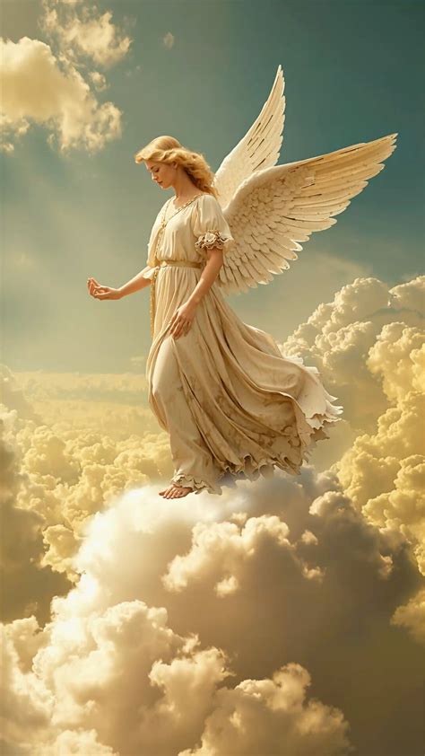 Angels in the Clouds: Grace and Serenity in the Sky | Beautiful angels ...