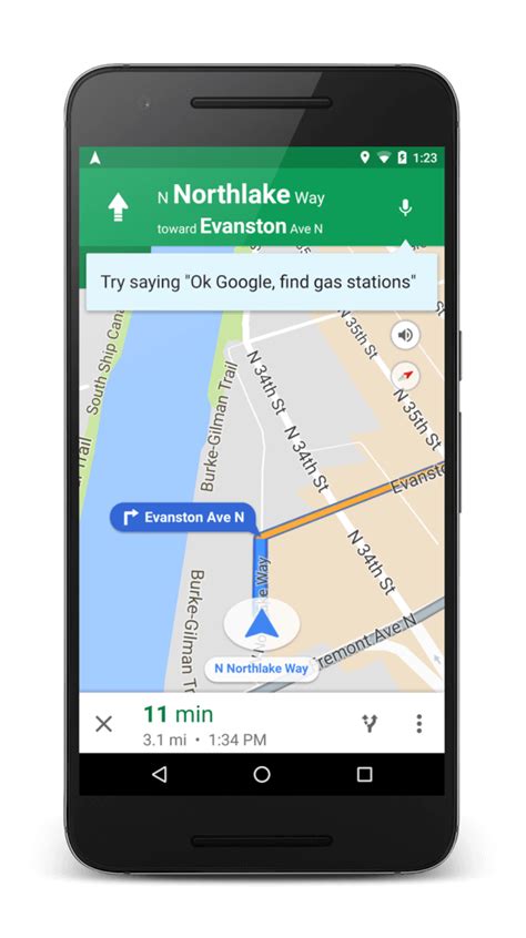 Google Maps app adds "Ok Google" voice command activation for hands free directions