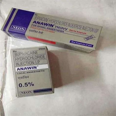 Anesthesia - Bupivacaine 0.25 % injection Exporter from Nagpur