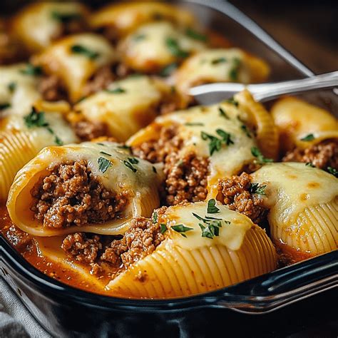 Easy Ground Beef Stuffed Shells Recipe to Try