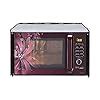 Glassiano White Flower Printed Microwave Oven Cover for LG 32 Litre ...