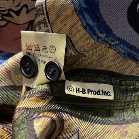 vintage FICCE silk shirt “Wacky Races” | NOIR ONLINE