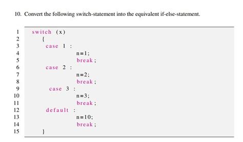 How to Convert a Conditional Statement to Switch Statement 的图像结果